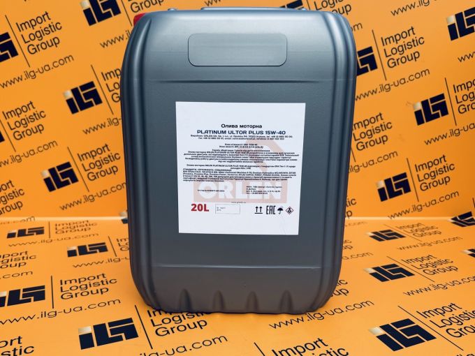Олива моторна Orlen PLATINUM ULTOR PLUS 15w40, 20л