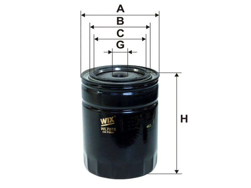 Фільтр масляний WIX WL7075