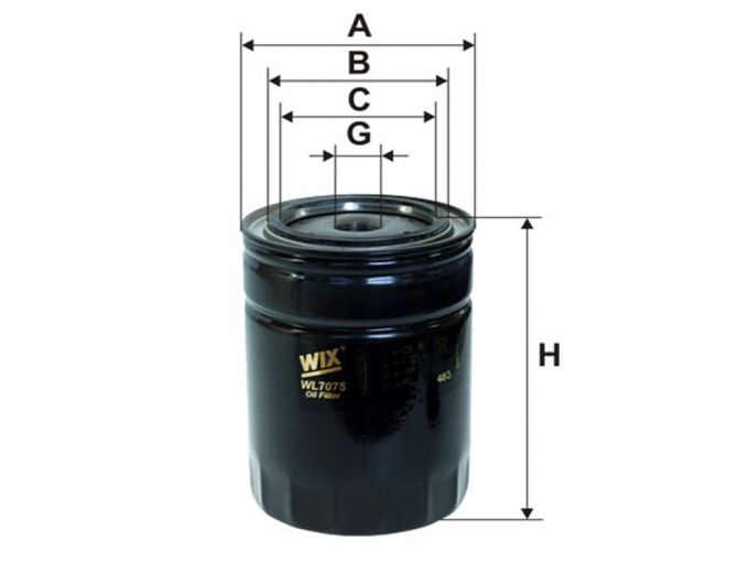 Фільтр масляний WIX WL7075