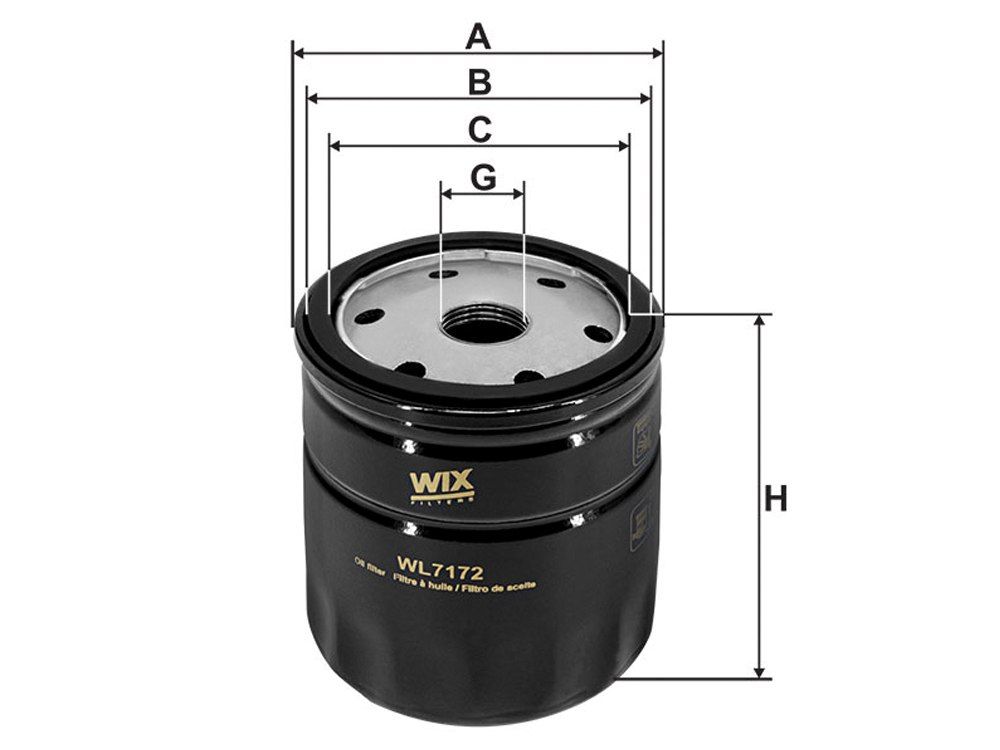 Фільтр масляний WIX WL7172